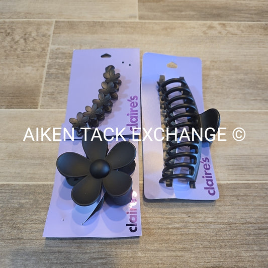 Claire's Claw Clip Bundle - 3 Total