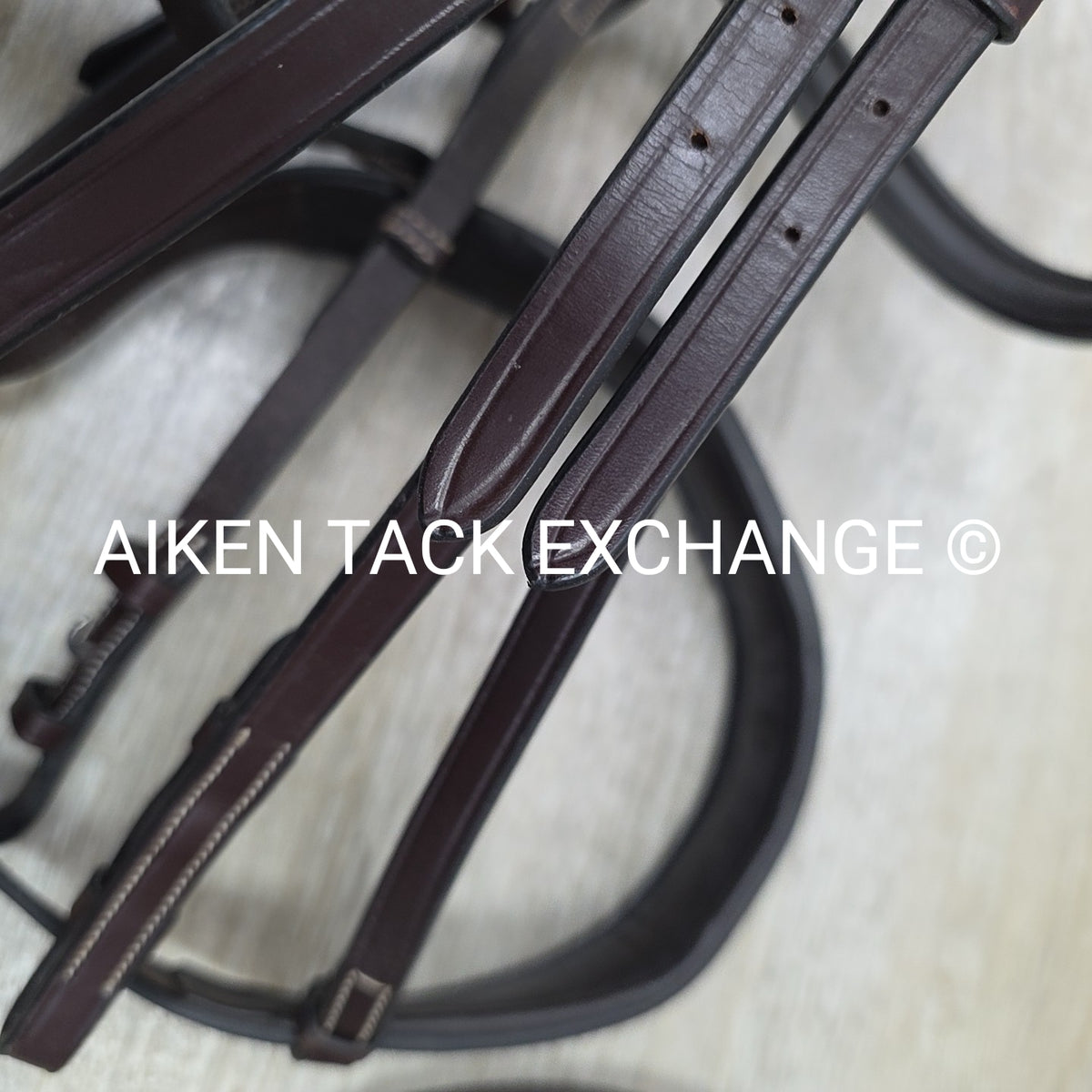 KL Select Black Oak Tupelo Bridle with Matching Laced Reins, Brown, Size Full