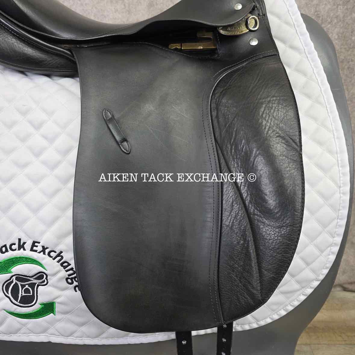 2005 Passier Grand Gilbert Dressage Saddle, 17" Seat, Medium Wide Tree, Wool Flocked Panels