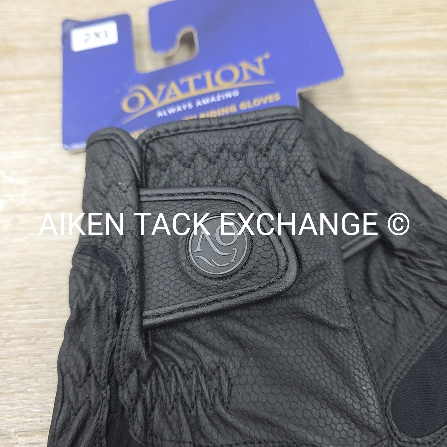Ovation LuxeGrip StretchFlex Riding Gloves, Size 10