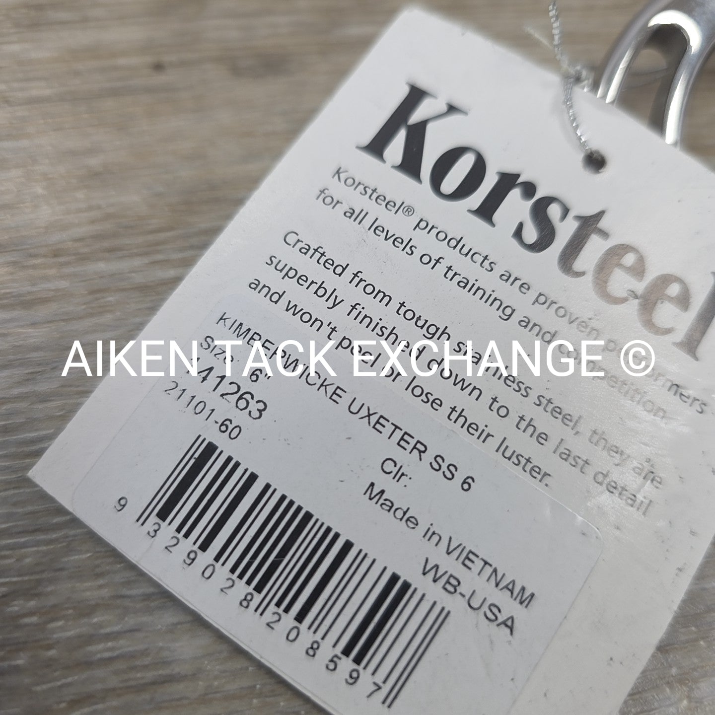 Korsteel Mullen Mouth Uxeter Kimberwick Bit 6"