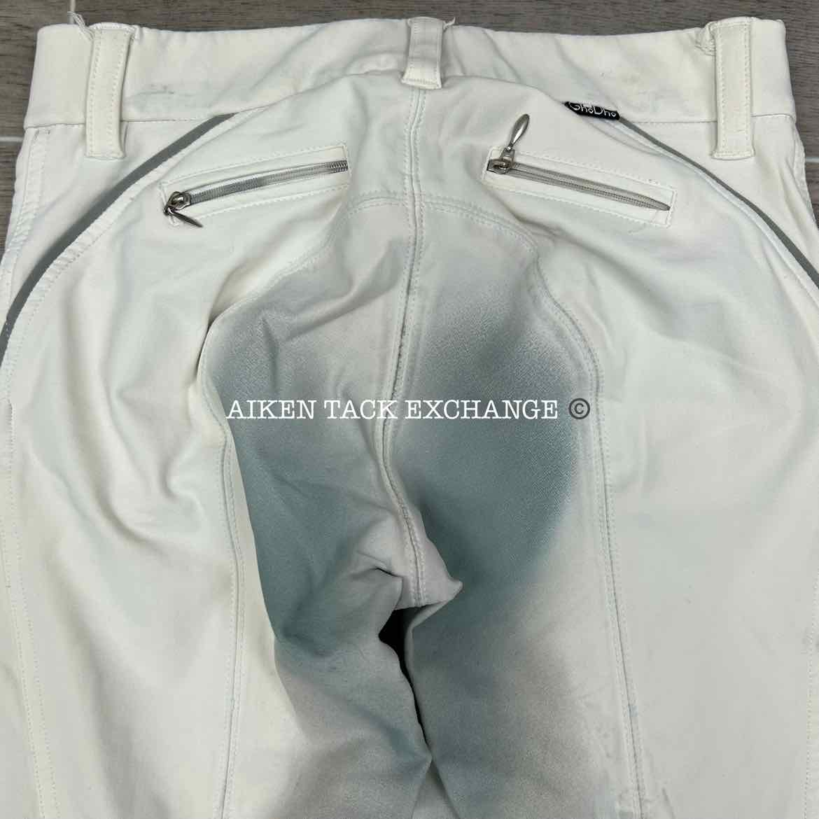 BARGAIN BUNDLE: 3 Pair GhoDho Silicone Grip Knee Patch Breeches, Size 26