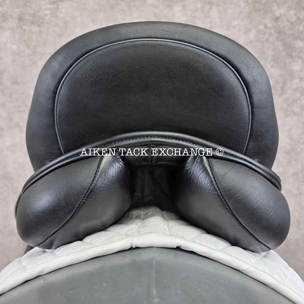 2021 Custom Saddlery Wolfgang Solo II Monoflap Dressage Saddle, 17.5" Seat - Short Flap, Adjustable Tree, Wool Flocked Panels