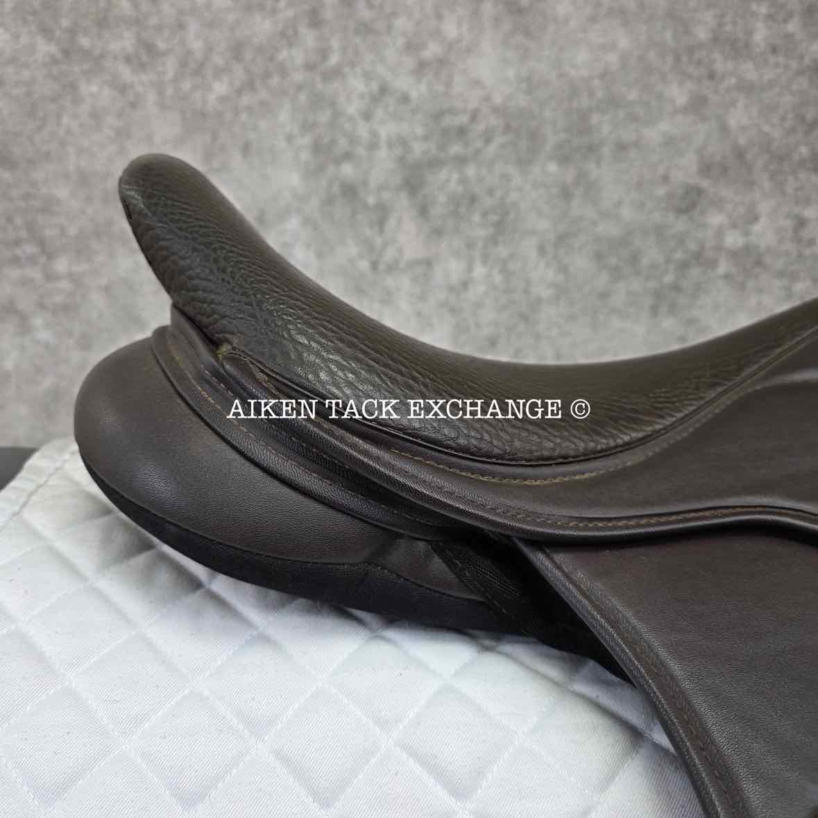 Dover Synthetic ProRide Close Contact Jump Saddle, 16.5" Seat, Medium Tree, Wool Flocked Panels