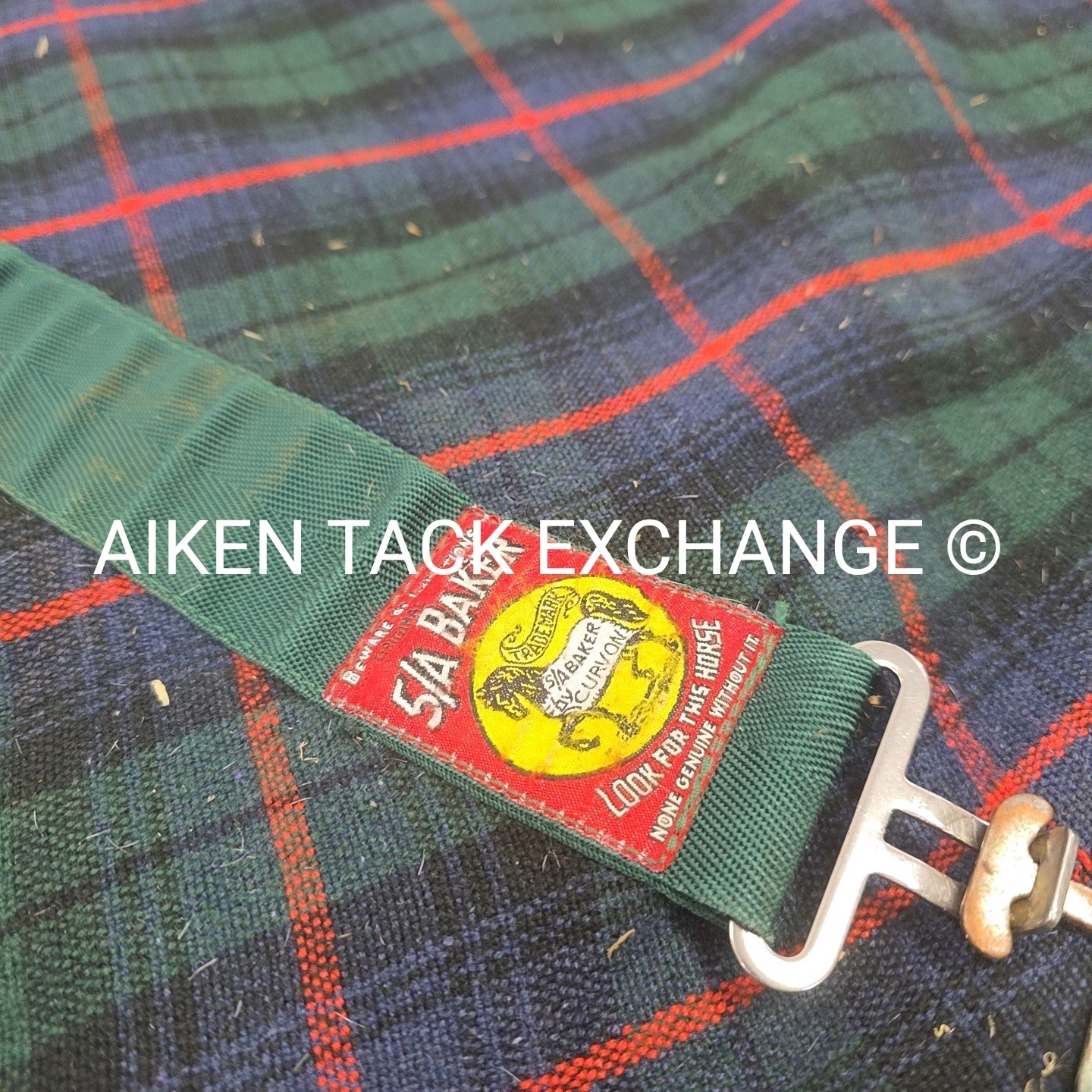 5/A Baker Tartan Plaid Stable Sheet, 74"