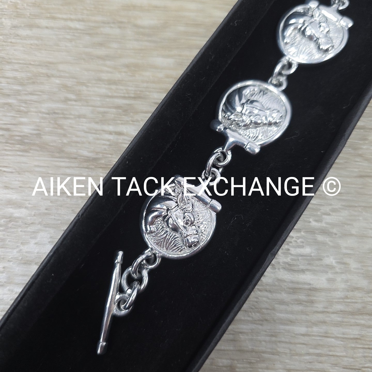 Arthur Court Horse Head Aluminium Bracelet