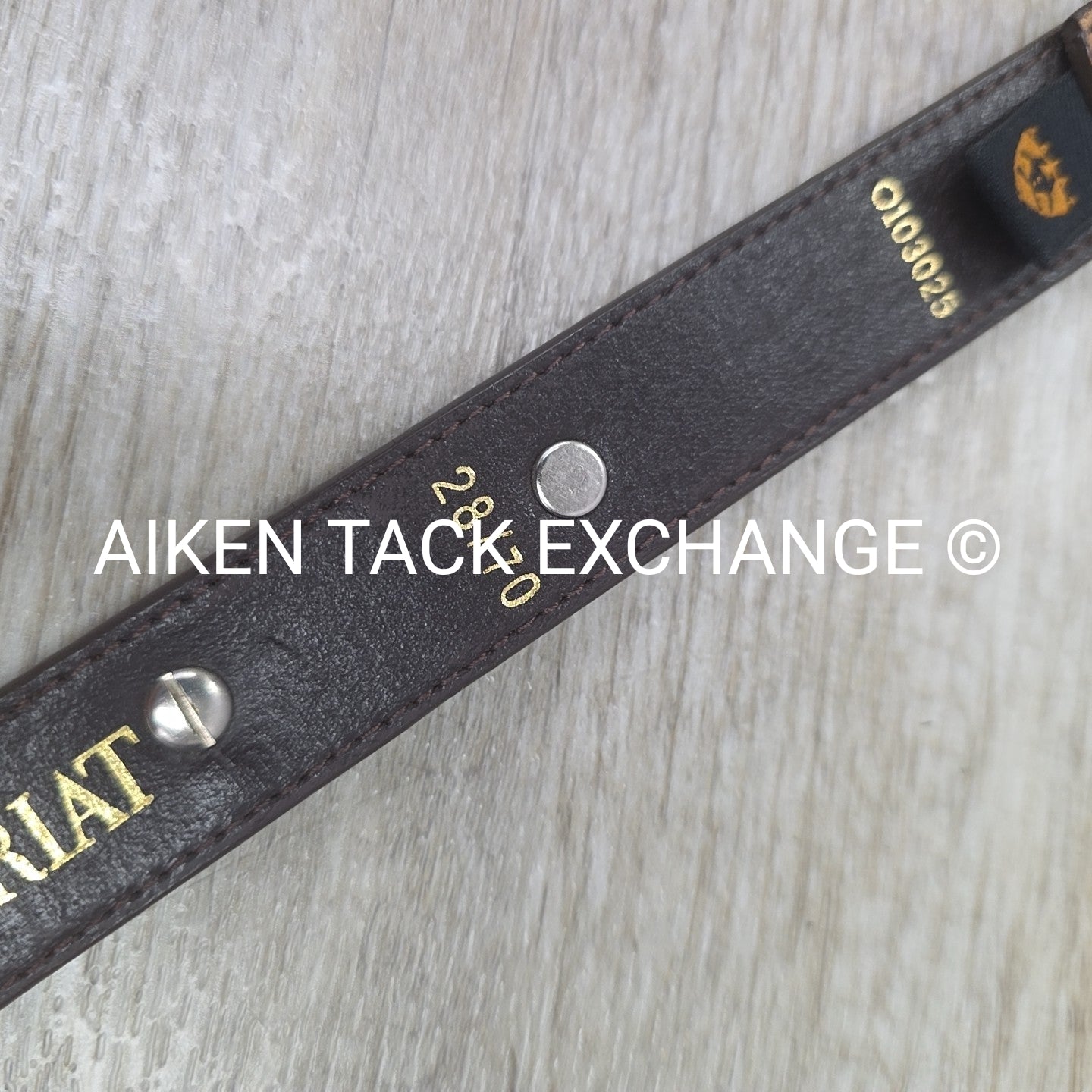 Ariat Heart Shaped Concho Belt, Size 28