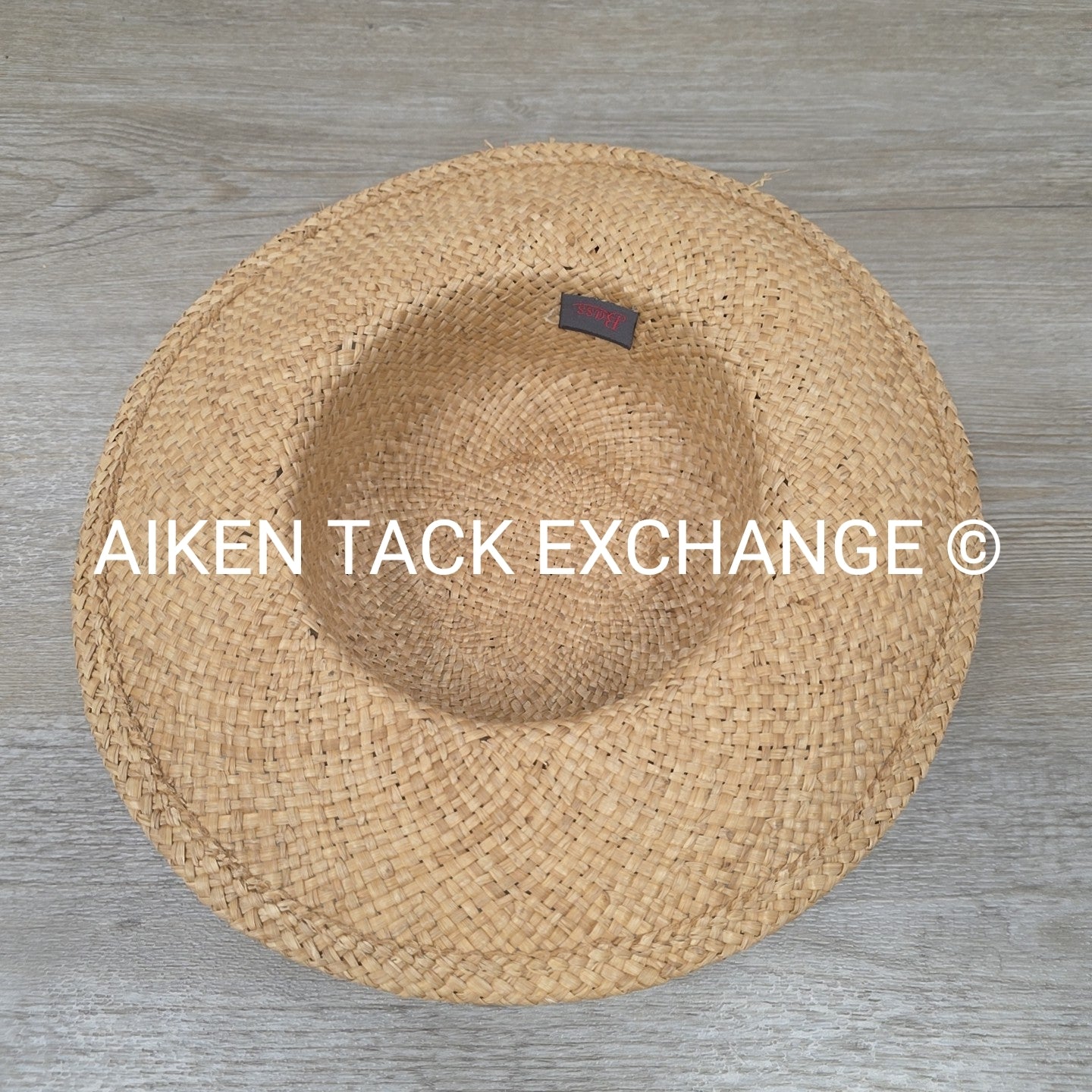 Bass Straw Derby Hat w/ Dried Flowers