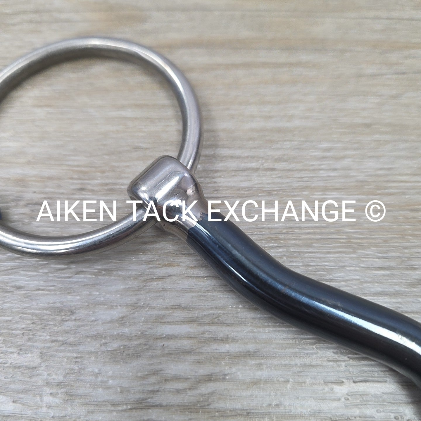 Shires Blue Alloy Loose Ring Mullen Mouth Bit 5"