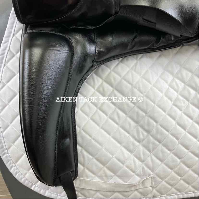 2014 Custom Saddlery Signature Steffen's Advantage Monoflap Dressage Saddle, 17.5" Seat, Adjustable Tree, Wool Flocked Panels