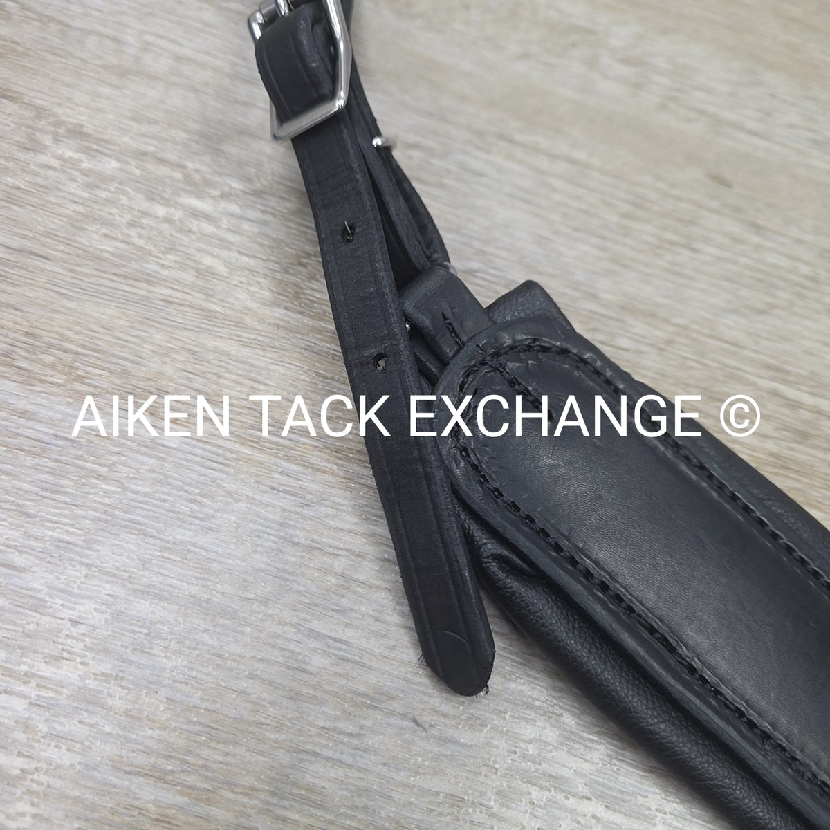 Padded Leather Breastplate, Black, Size Draft