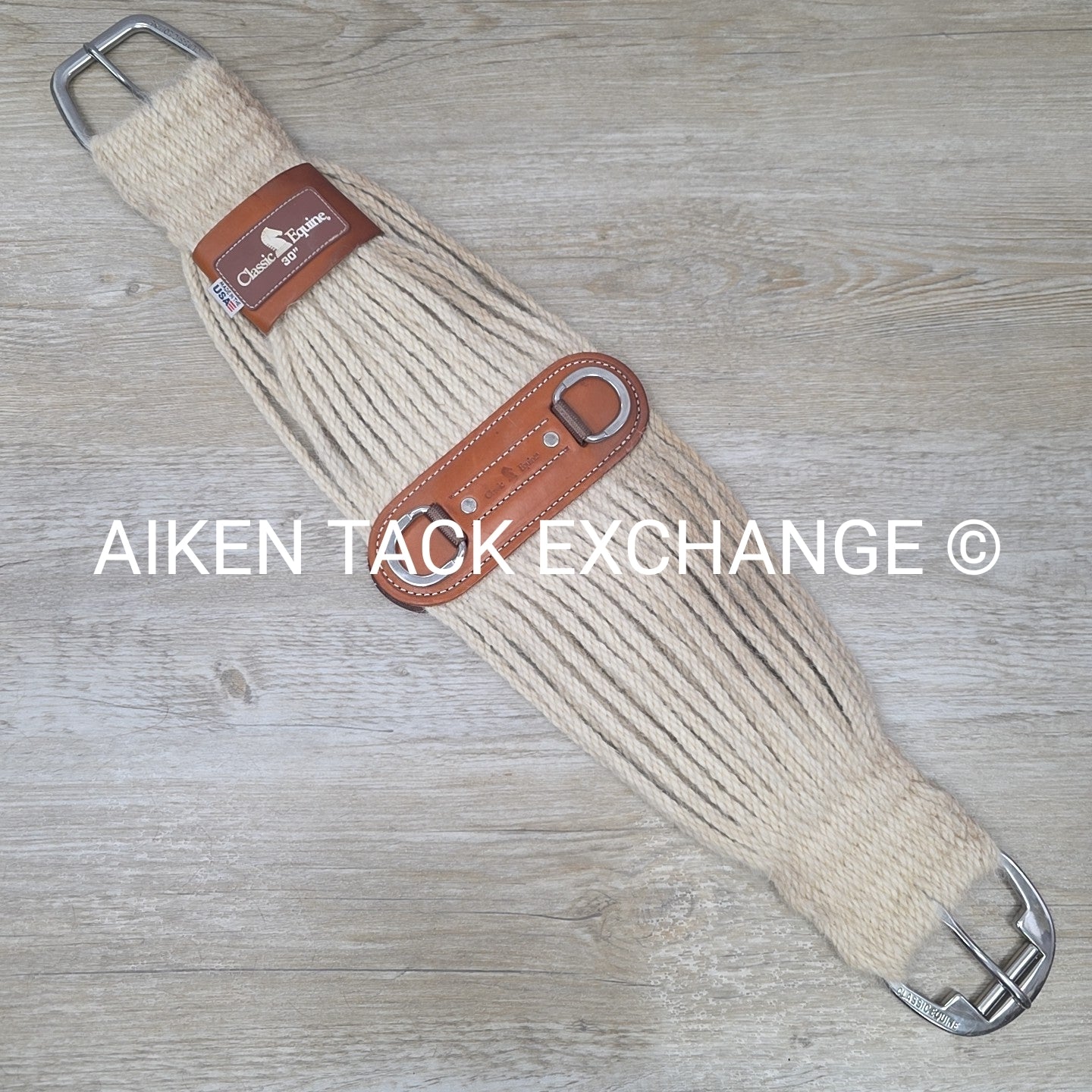 Classic Equine 100% Mohair Western Roper Cinch, 30"