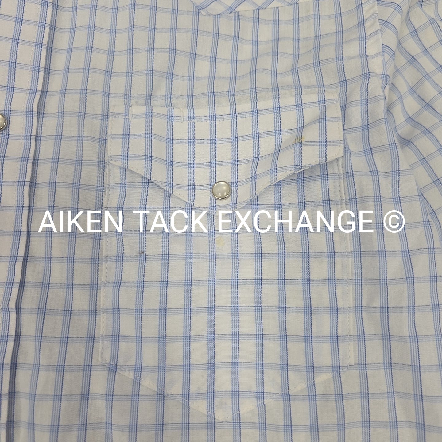 Wrangler Long Sleeve Button Up Shirt, Men's Small