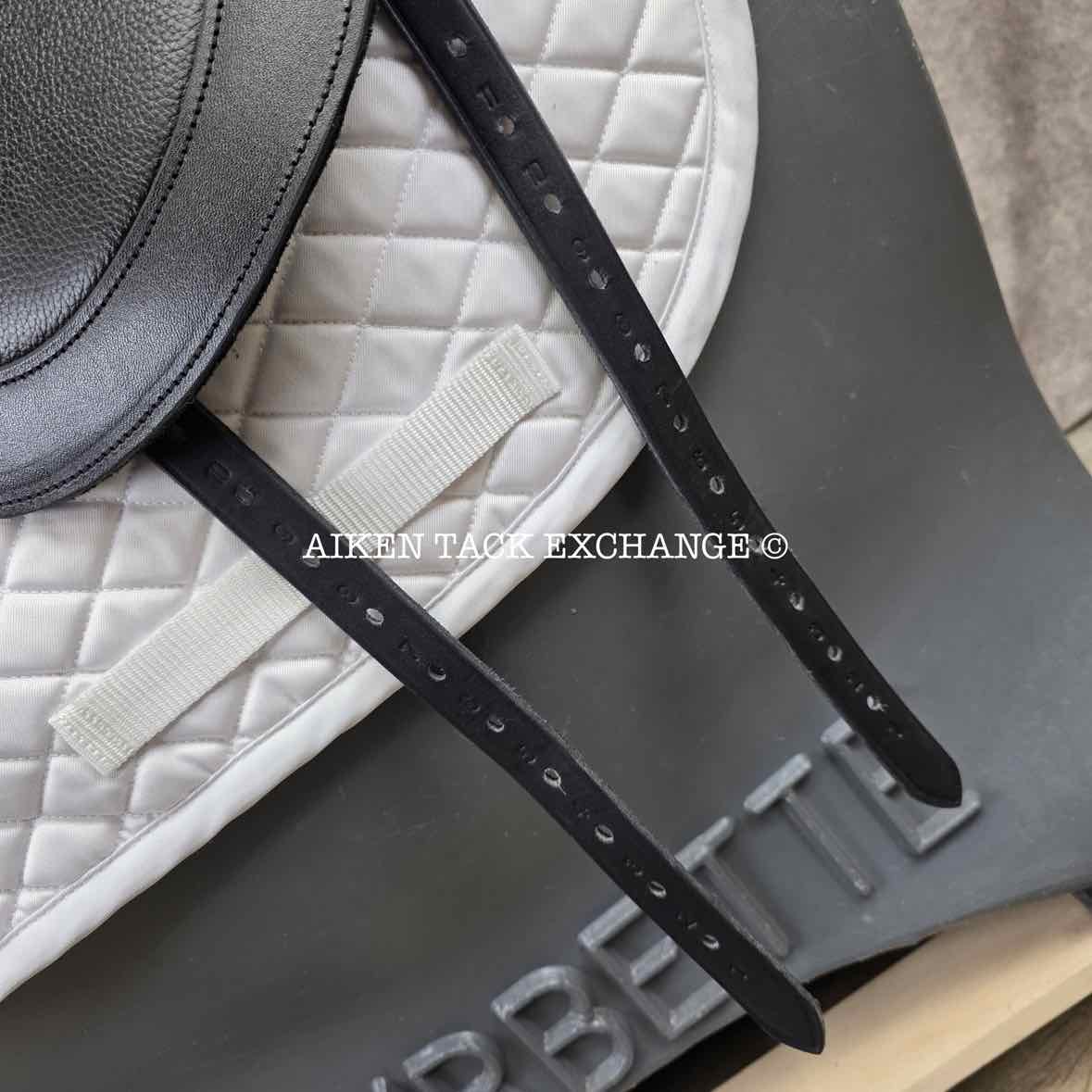 2023 Envy by Custom Saddlery Motion Monoflap Dressage Saddle, 18" Seat, Adjustable Tree, Wool Flocked Panels
