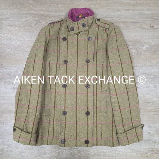 Oxford Blue Tweed Coat, Women's 18