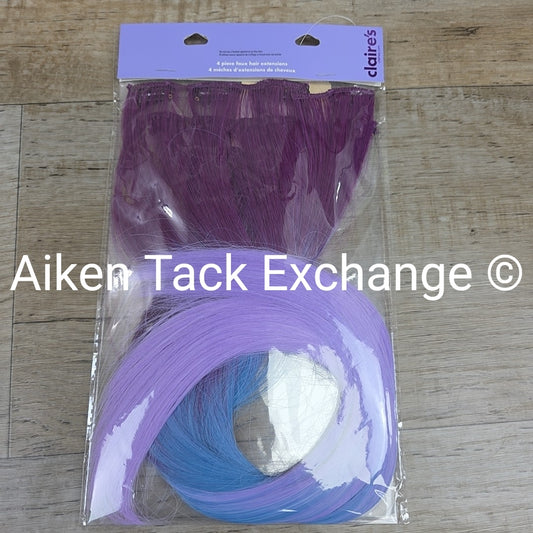 Claire's Faux Hair Extensions, 4 Pieces