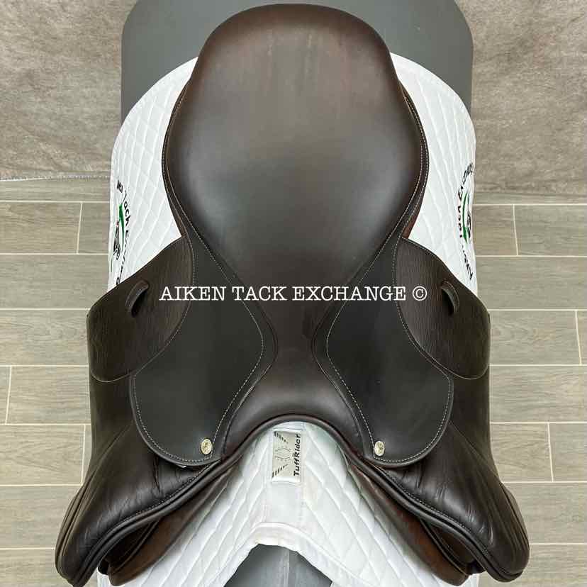 **SOLD** 2013 Voltaire Palm Beach Close Contact Jump Saddle, 17" Seat, 2A Flap, Medium Wide Tree, FIN Panels, Full Buffalo Leather