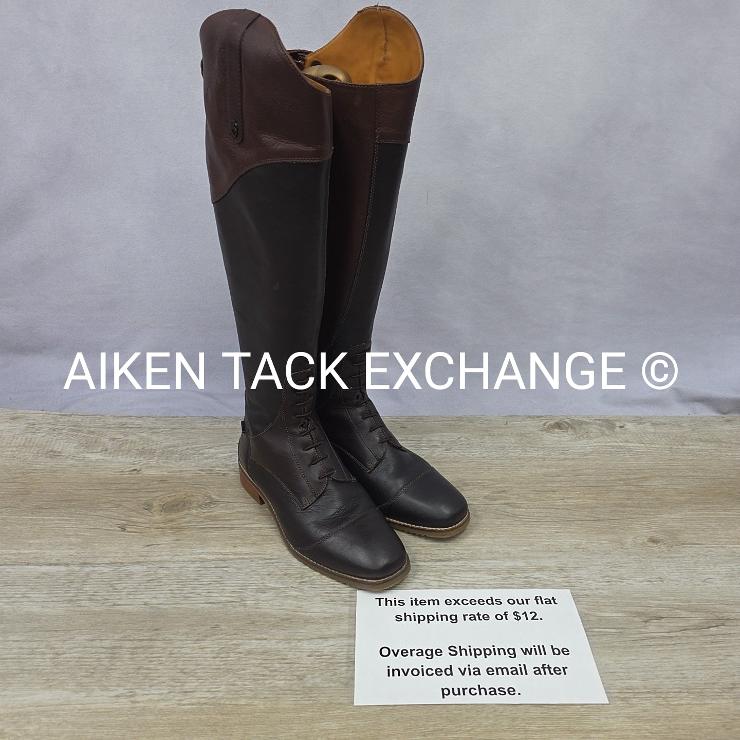 Shires Moretta Field Boots, Size 9, Wide Calf