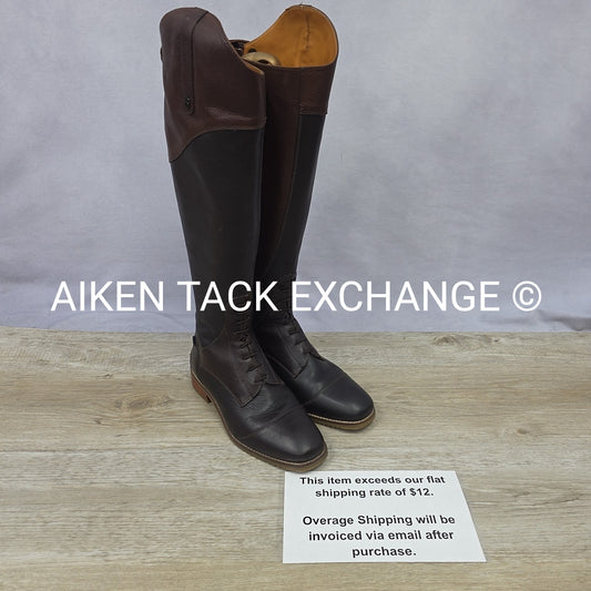 Shires Moretta Field Boots, Size 9, Wide Calf