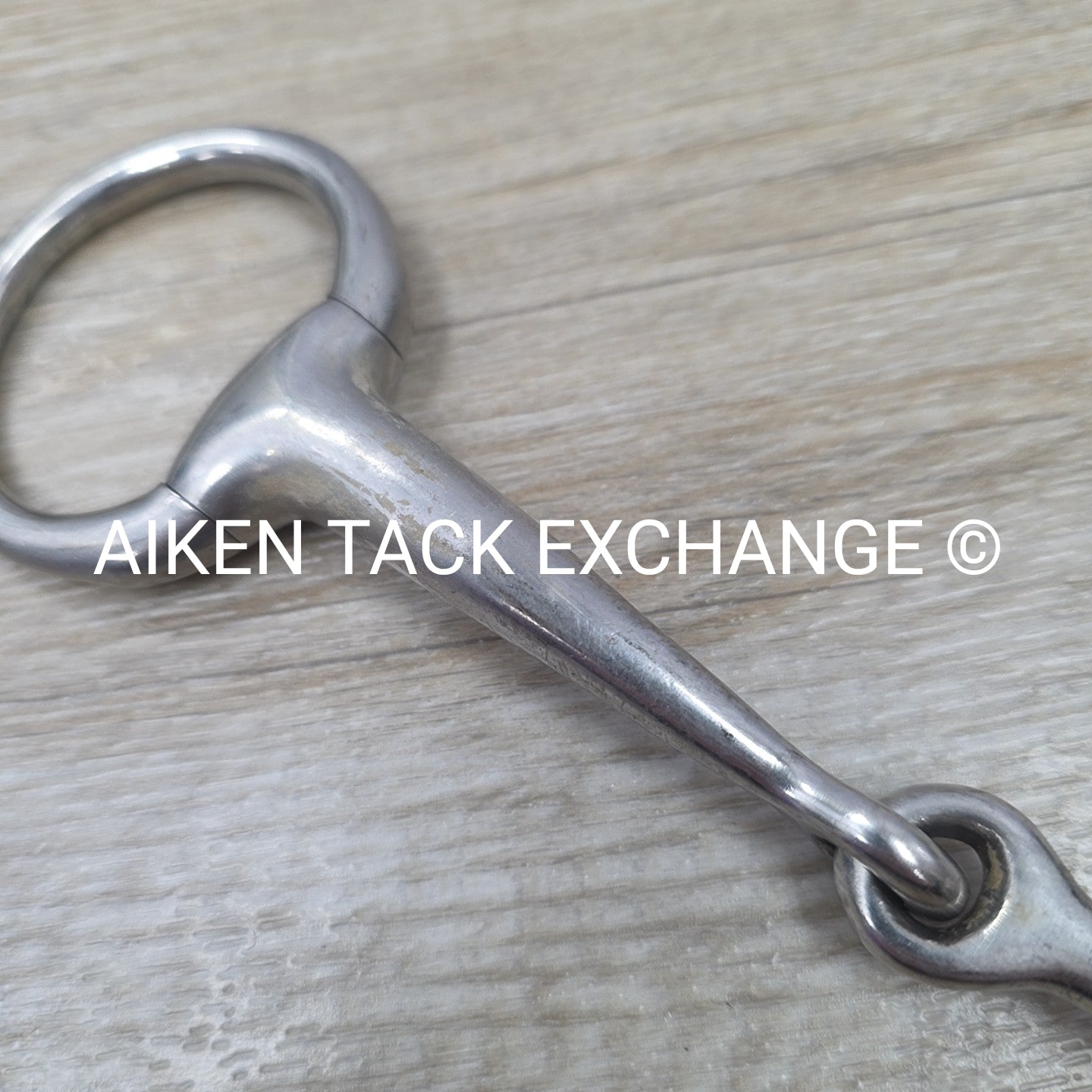 Single Joint Eggbutt Bradoon Bit 5.5"