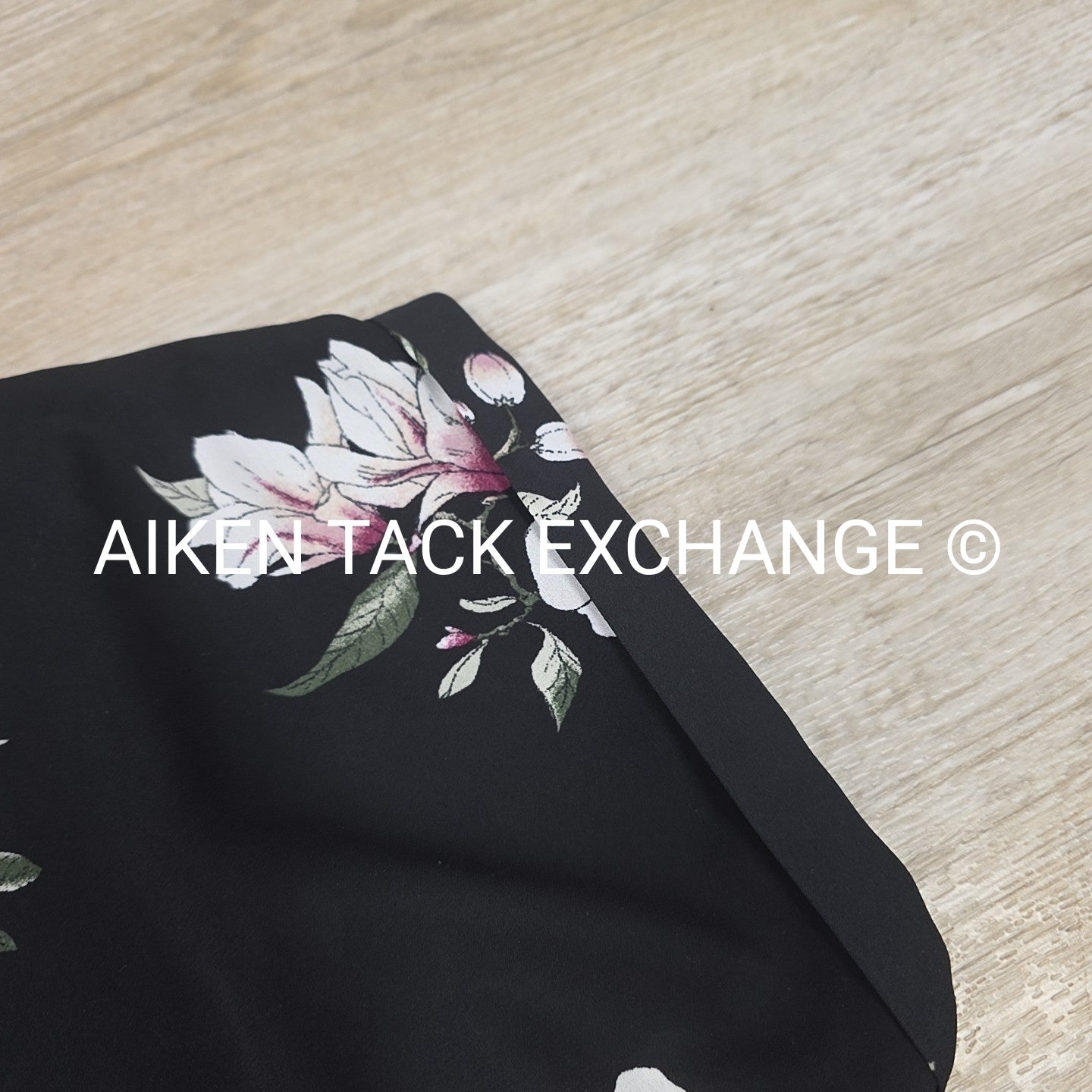 Pink Rose Vintage Short Sleeve Blouse, Women's Medium