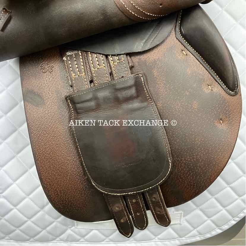 Bruno De Heusch - BDH Close Contact Jump Saddle, 17" Seat, Medium Tree, Foam Panels