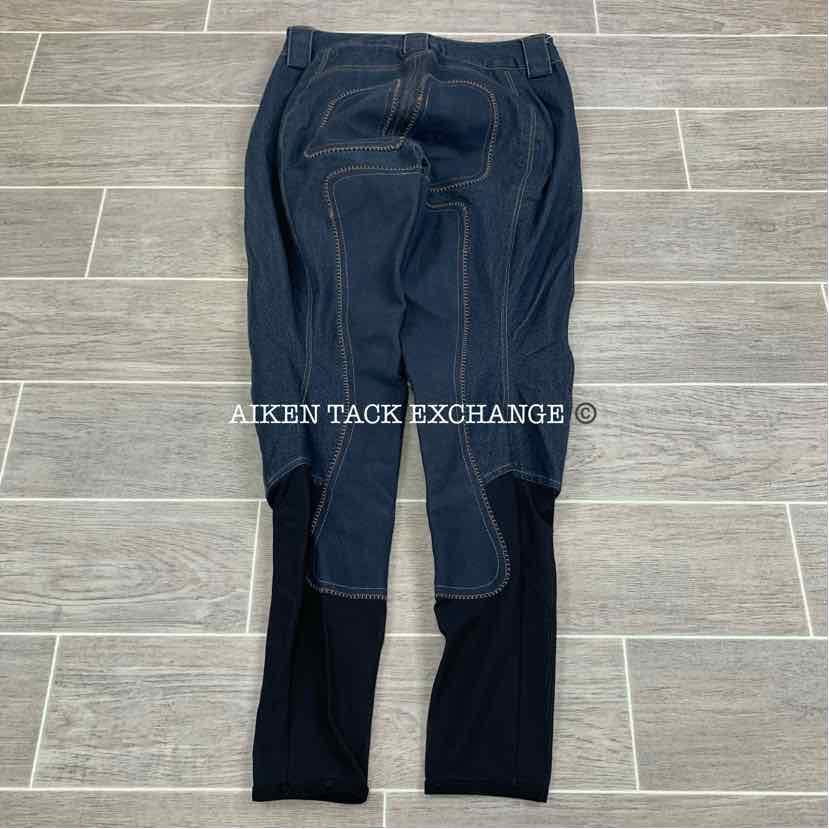 FITS Denim Full Seat Breeches, Size Small