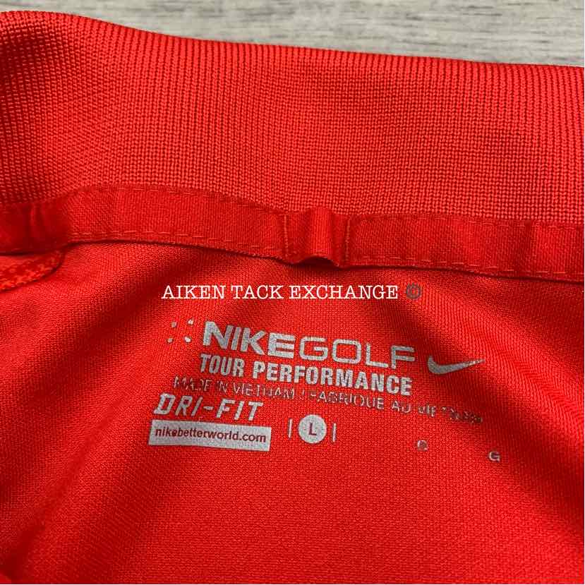 Nike Rolex CCI 4 Star Short Sleeve Dri-Fit Polo Shirt, Size Large