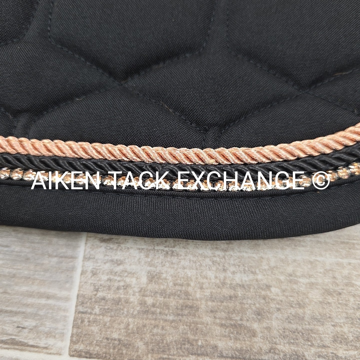 HKM Rose Gold Glamour Dressage Saddle Pad