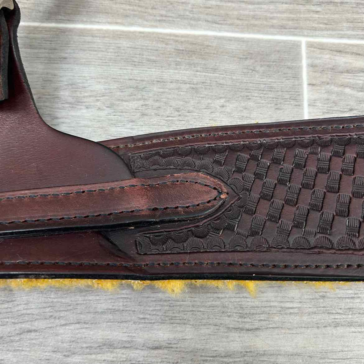 Tooled Leather Roper Breastcollar