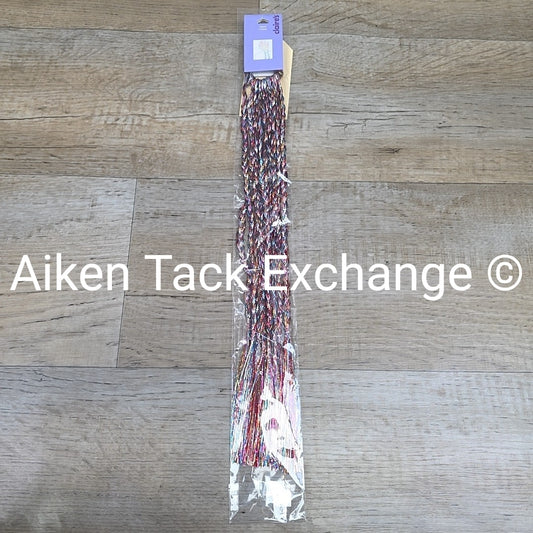 Claire's Braided Faux Hair Tinsel Extension with Hair Tie