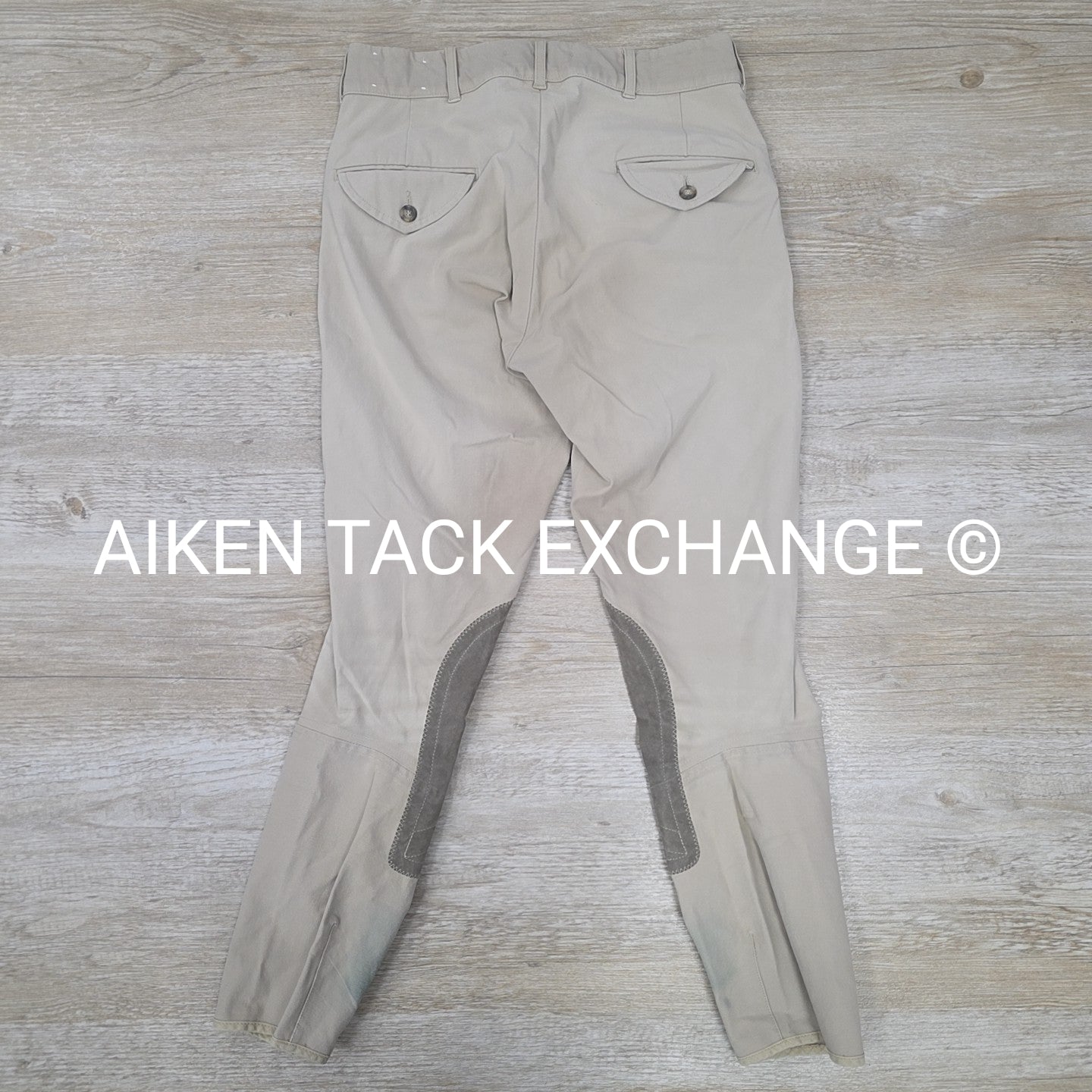 Tailored Sportsman Trophy Hunter Knee Patch Breeches, Size 30