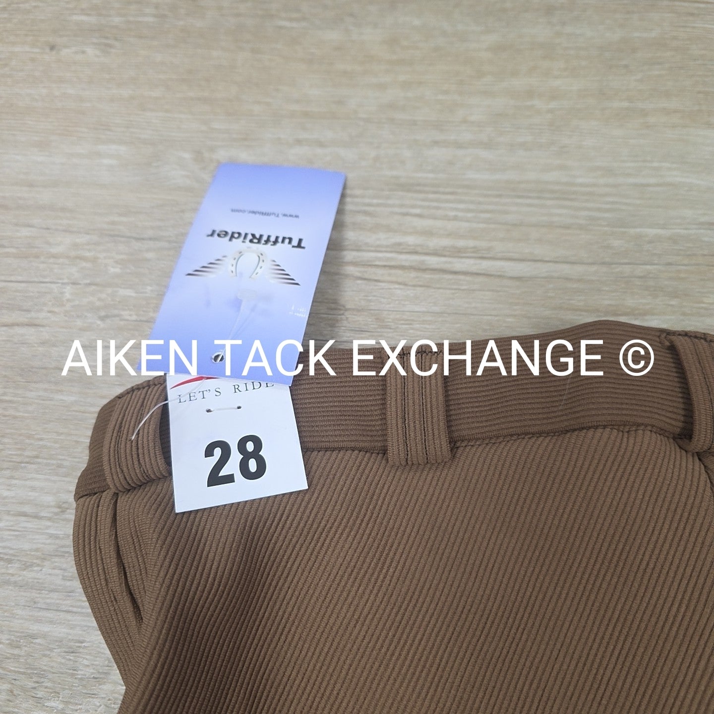 TuffRider Ribb Knee Patch Breeches, Size 28