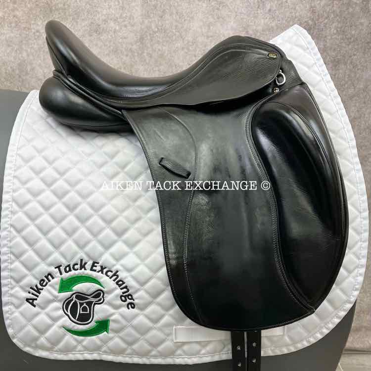 2014 PDS Carl Hester Grande Alto Dressage Saddle, 17.5" Seat, Adjustable Tree - Changeable Gullet, Wool Flocked Panels