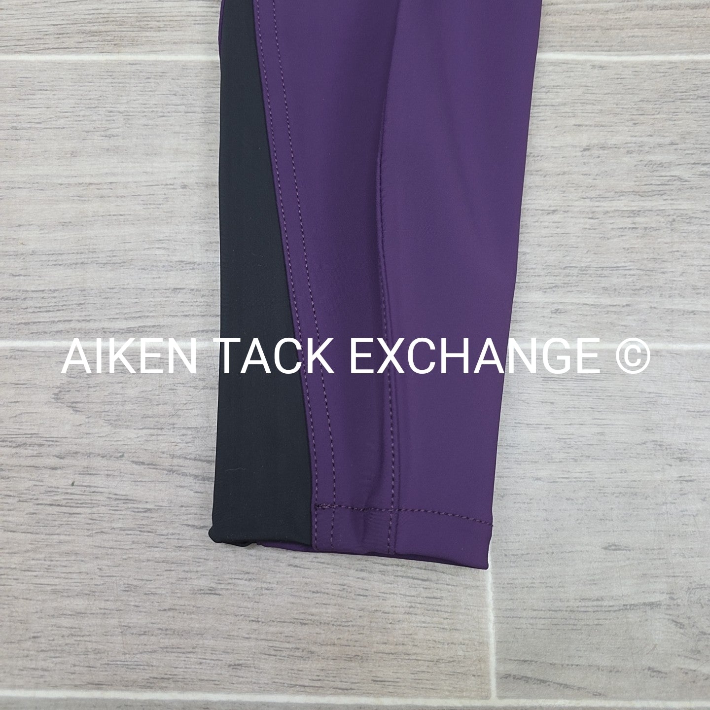 KL Select Gabrielle Knee Patch Breeches, Purple, Women's Size 30R