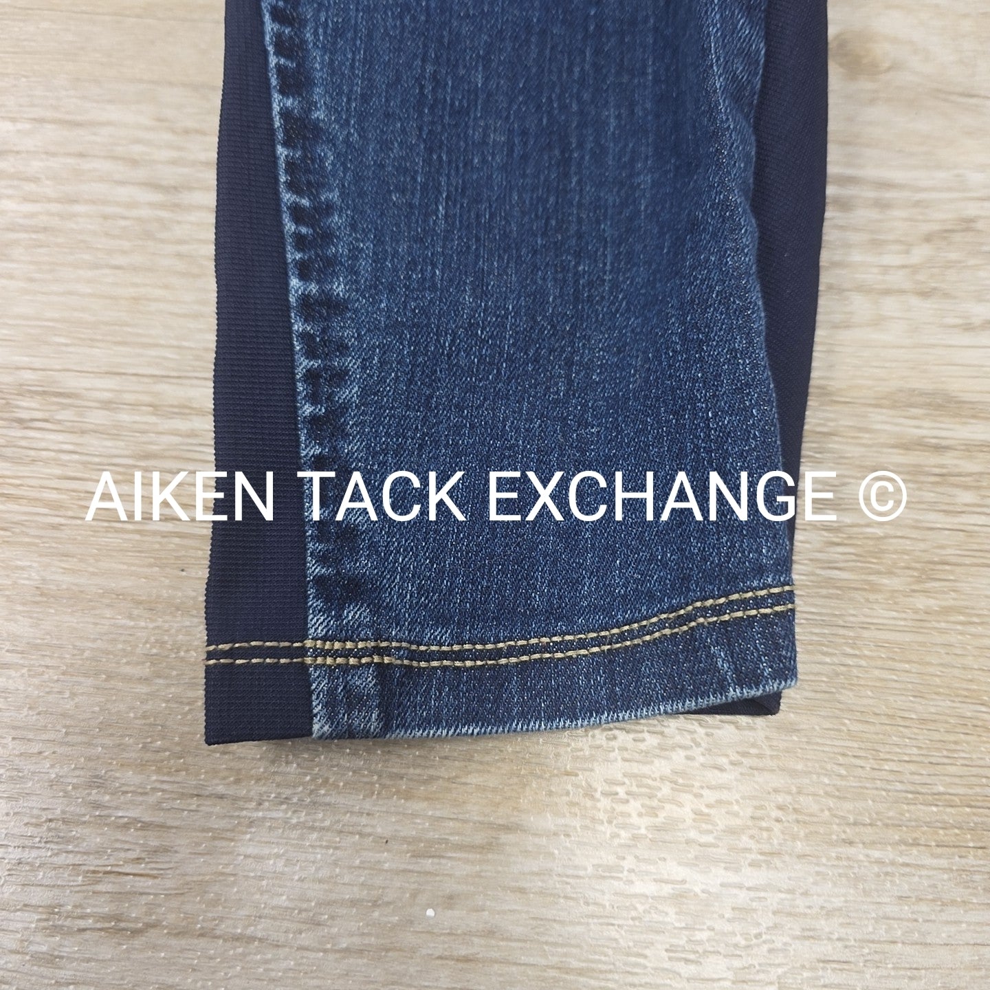 Ariat Denim Knee Patch Breeches, Women's 30