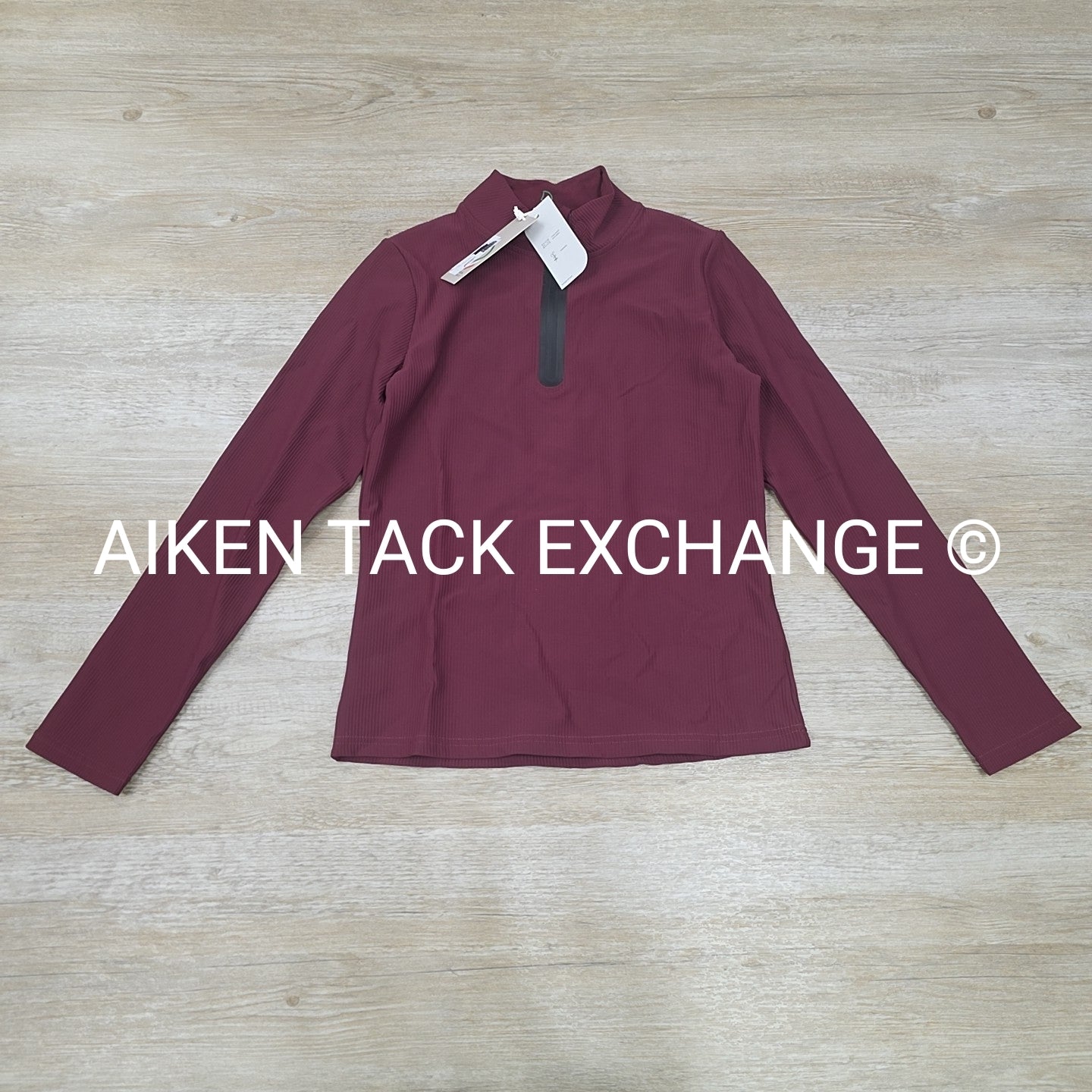 Lauria Garrelli Livigno Ribbed Long Sleeve Top, Size Medium