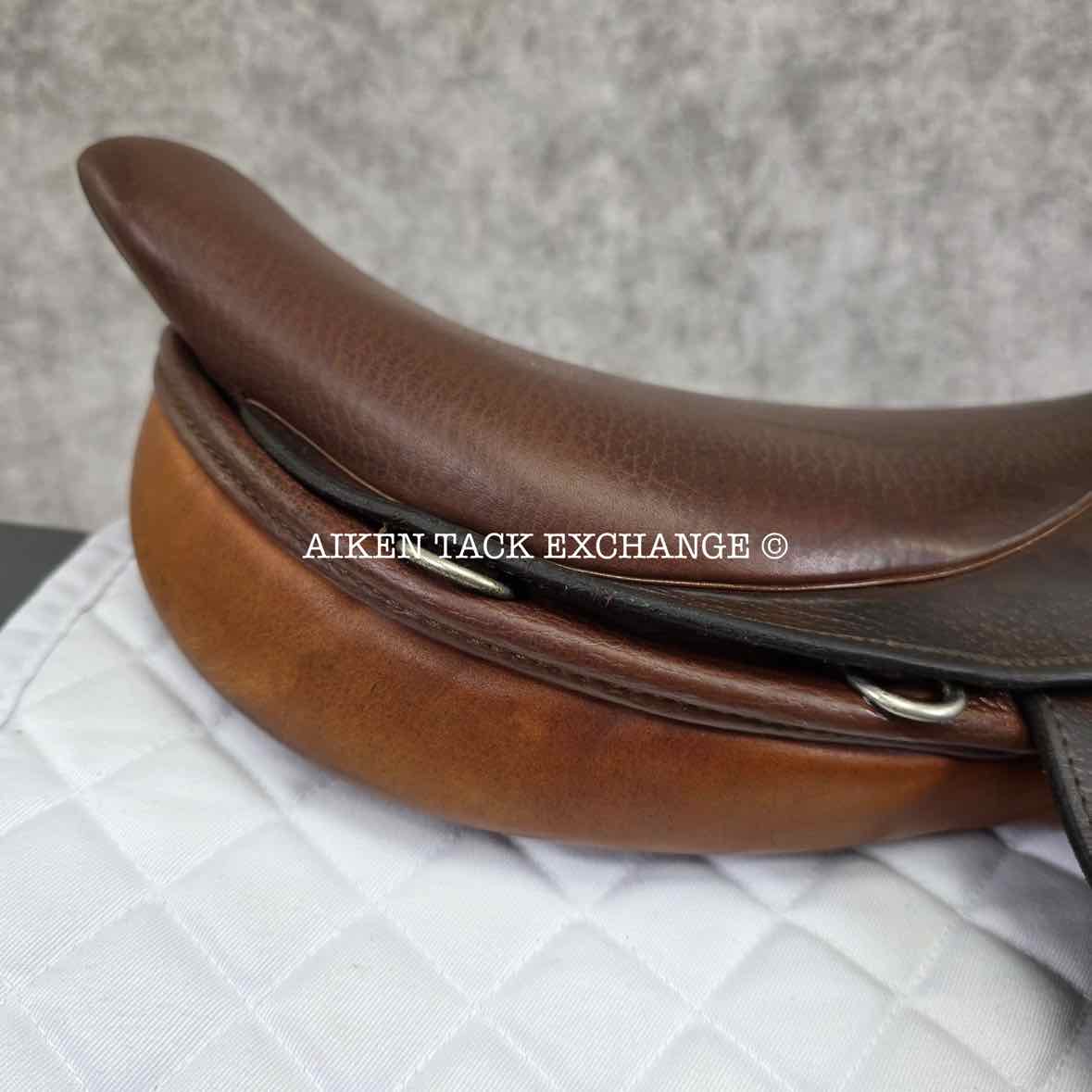 Crosby Miller's Prix Des Nations Close Contact Saddle, 17.5" Seat, Medium Tree, Foam Panels