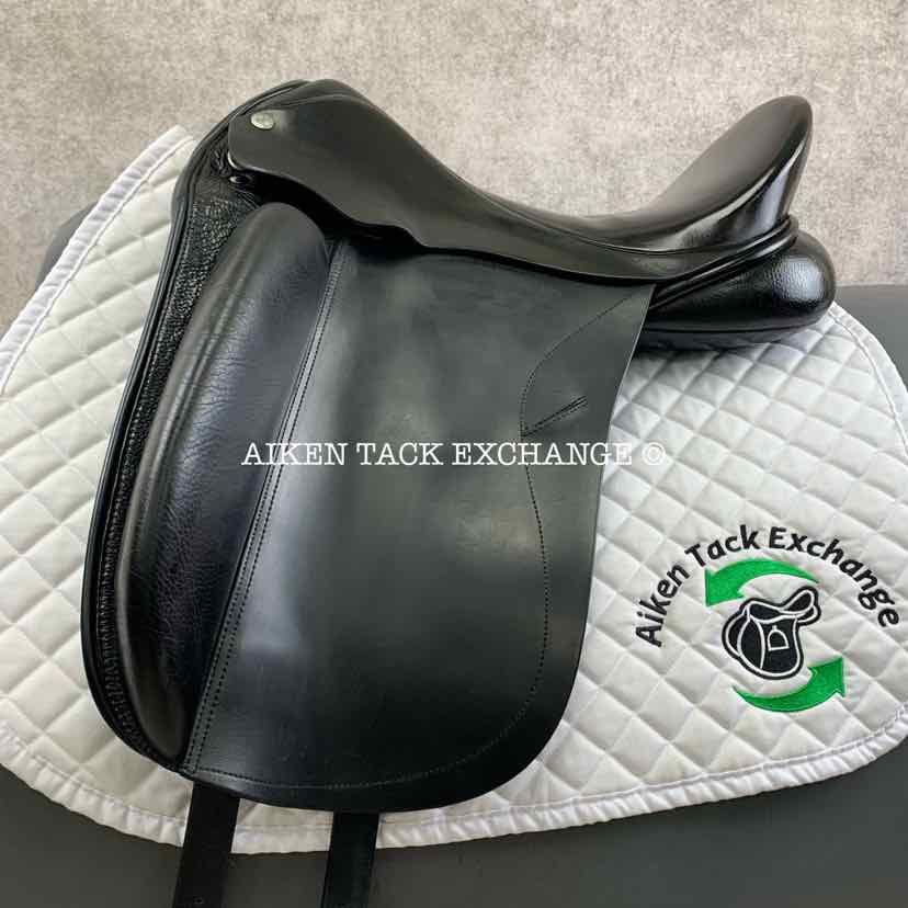 Patrick Saddlery Minx Dressage Saddle, 17.5" Seat, Medium Wide Tree, Wool Flocked Panels