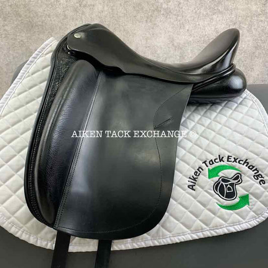 Patrick Saddlery Minx Dressage Saddle, 17.5" Seat, Medium Wide Tree, Wool Flocked Panels