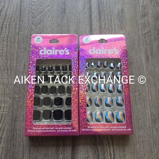 Claire's Press-On Nails (2 Sets) - 24 Count Each (48 Total)