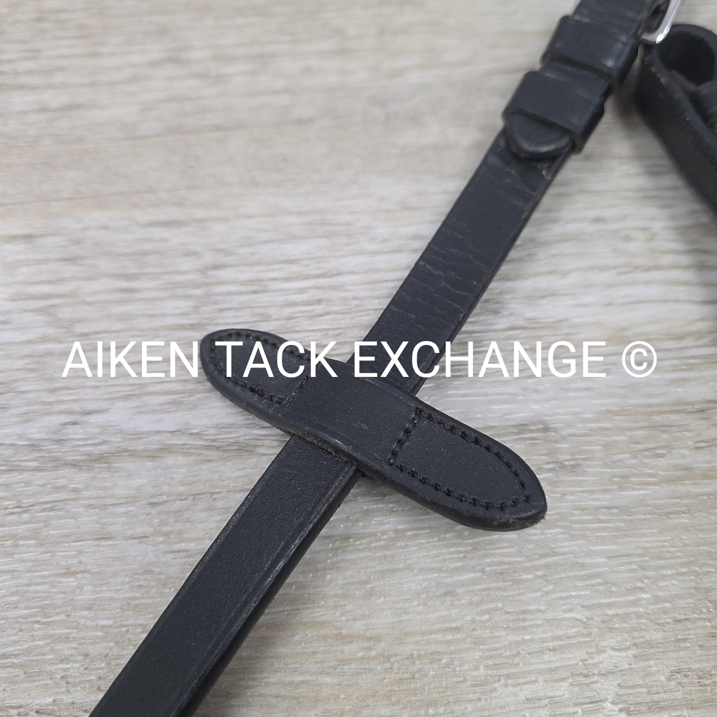 Rubber Grip Rainbow Reins, Black, Size Full