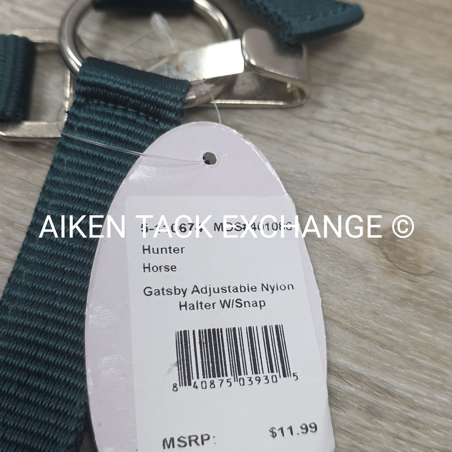 Gatsby Adjustable Nylon Halter, Size Full