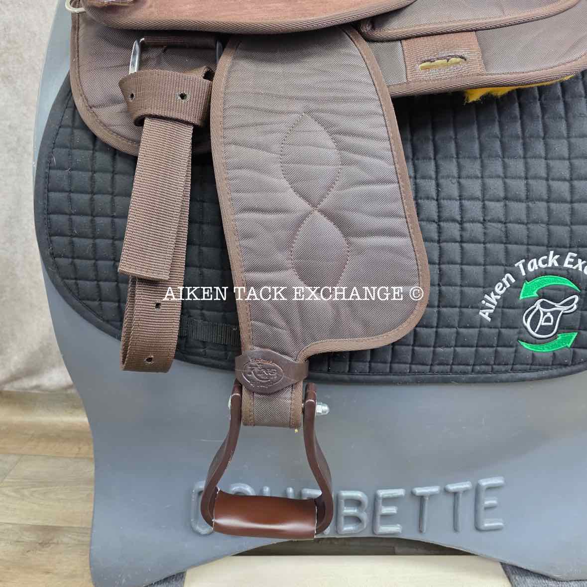 Tough 1 King Series 9215 Synthetic Western Saddle, 15" Seat, Wide Tree - Full QH Bars