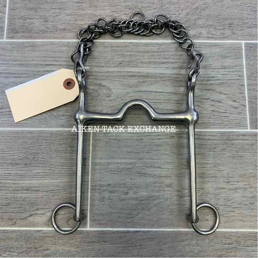 Mullen Mouth Ported Long Shanked Bit 5"