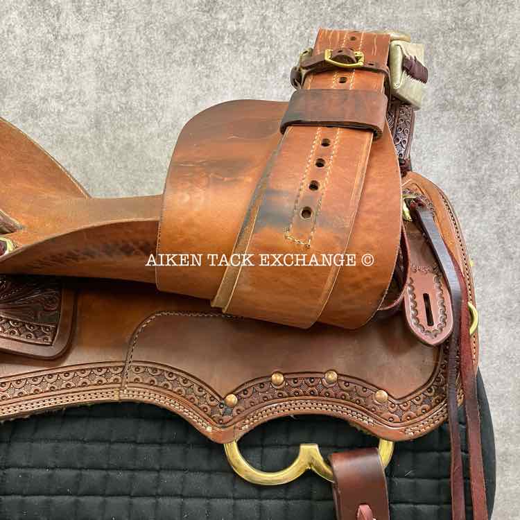 **SOLD** 2024 Circle Y 1134 Williston Wade Ranch Western Saddle, 17" Seat, Regular Tree - Semi QH Bars
