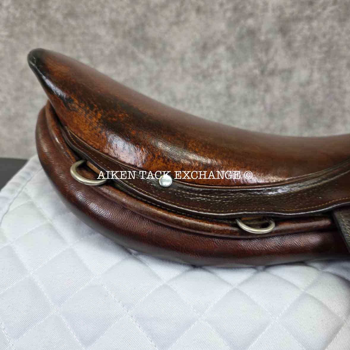 Hermes Steinkraus Close Contact Jump Saddle, 18" Seat, Medium Tree, Foam Panels