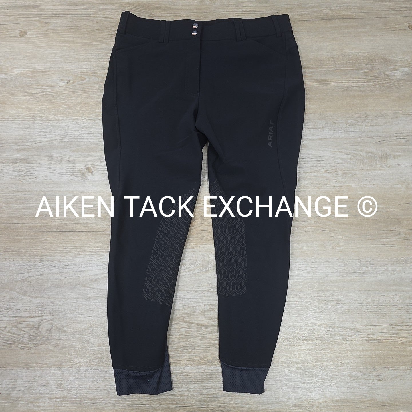 Ariat Tri Factor Silicone Grip Knee Patch Breeches, Size 34R