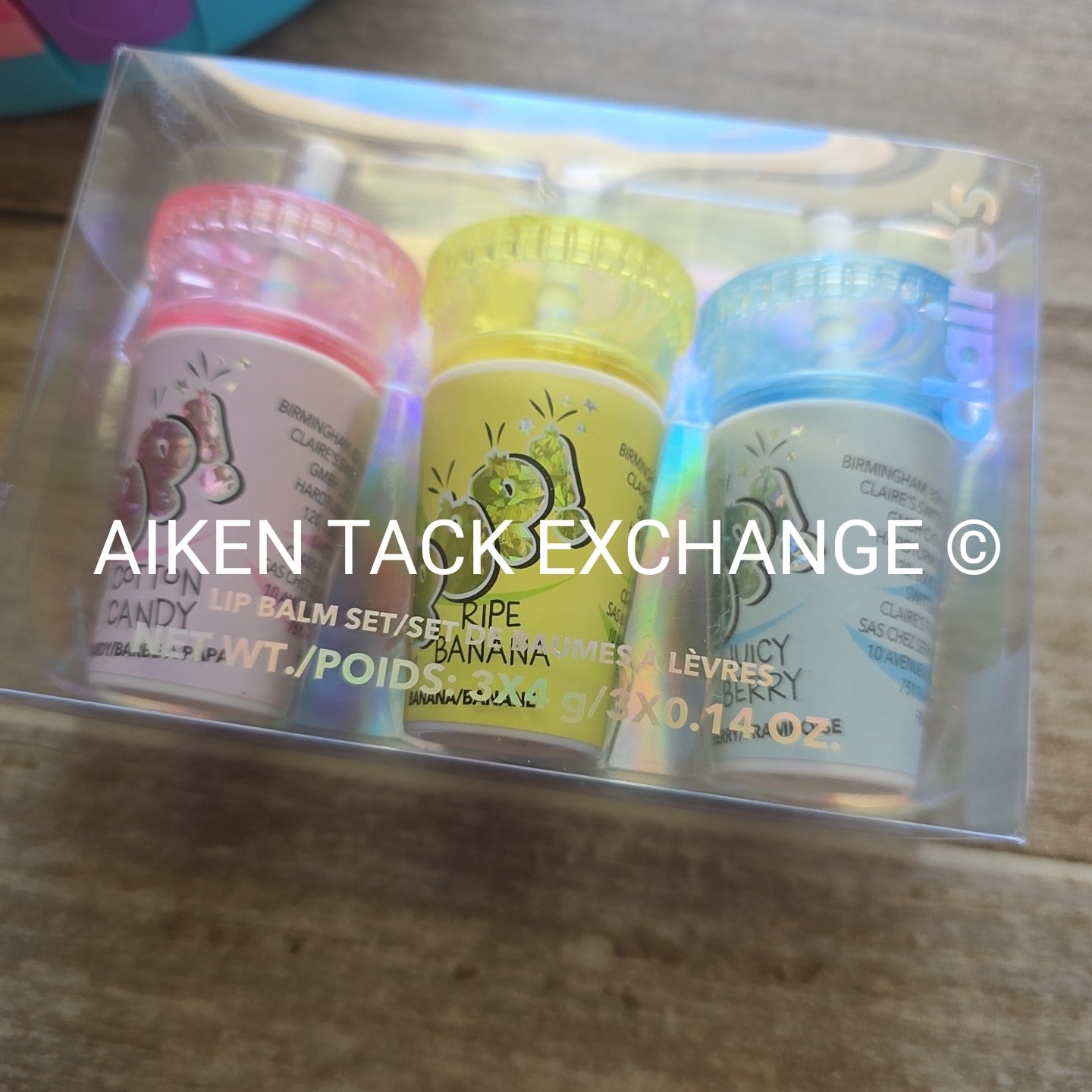 Claire's Beauty Sets - Makeup Kit & Lip Balms (Set of 3)