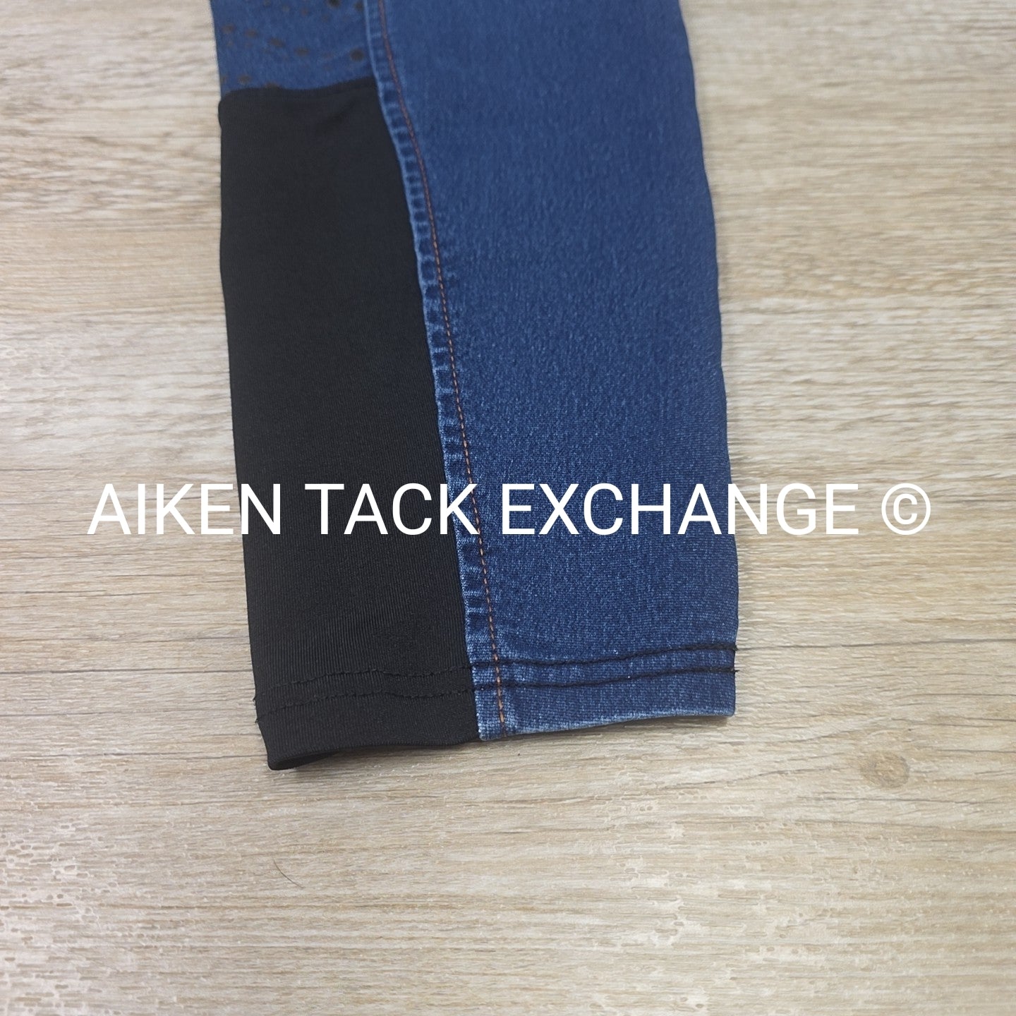 Horze Silicone Grip Full Seat Denim Breeches, Women's 30